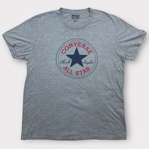 Converse All Star Chuck Taylor Gray Graphic T-Shirt Men’s XL